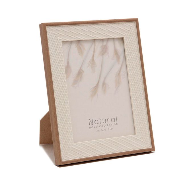 VGO - Marco plastico simil ratan 20x25 Café