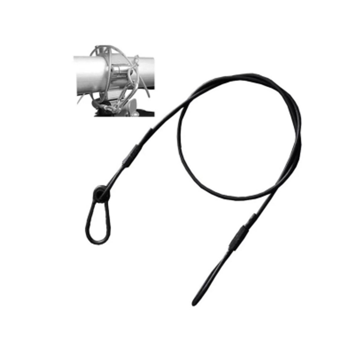 GENERICO - Cable Acero Recubierto 45kg Multifunción 1 Metro X 3mm