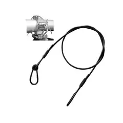 GENERICO - Cable Acero Recubierto 45kg Multifunción 1 Metro X 3mm
