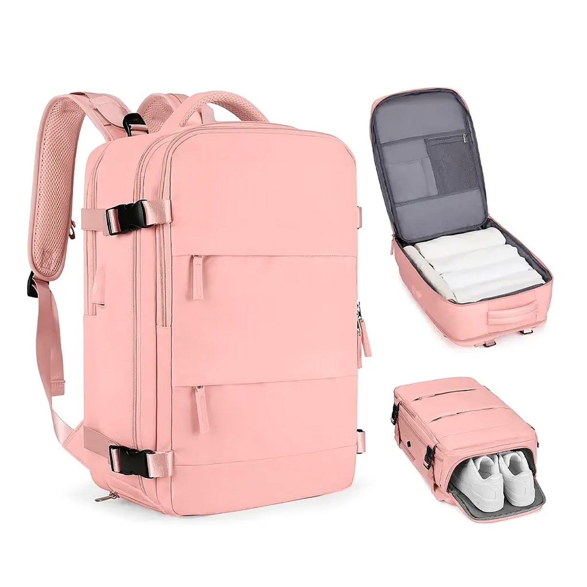 GENERICO - Mochila de Viaje Avión Multifuncional Gran Capacidad 35 lts