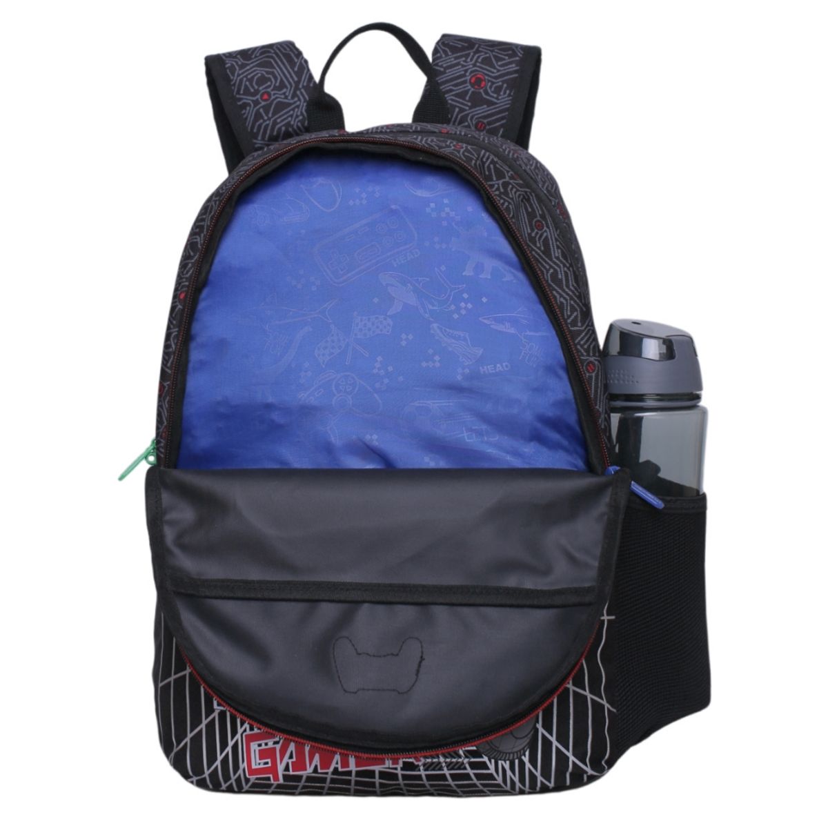 HEAD - Mochila Infantil Sunny Gamer Circuito Negro Head