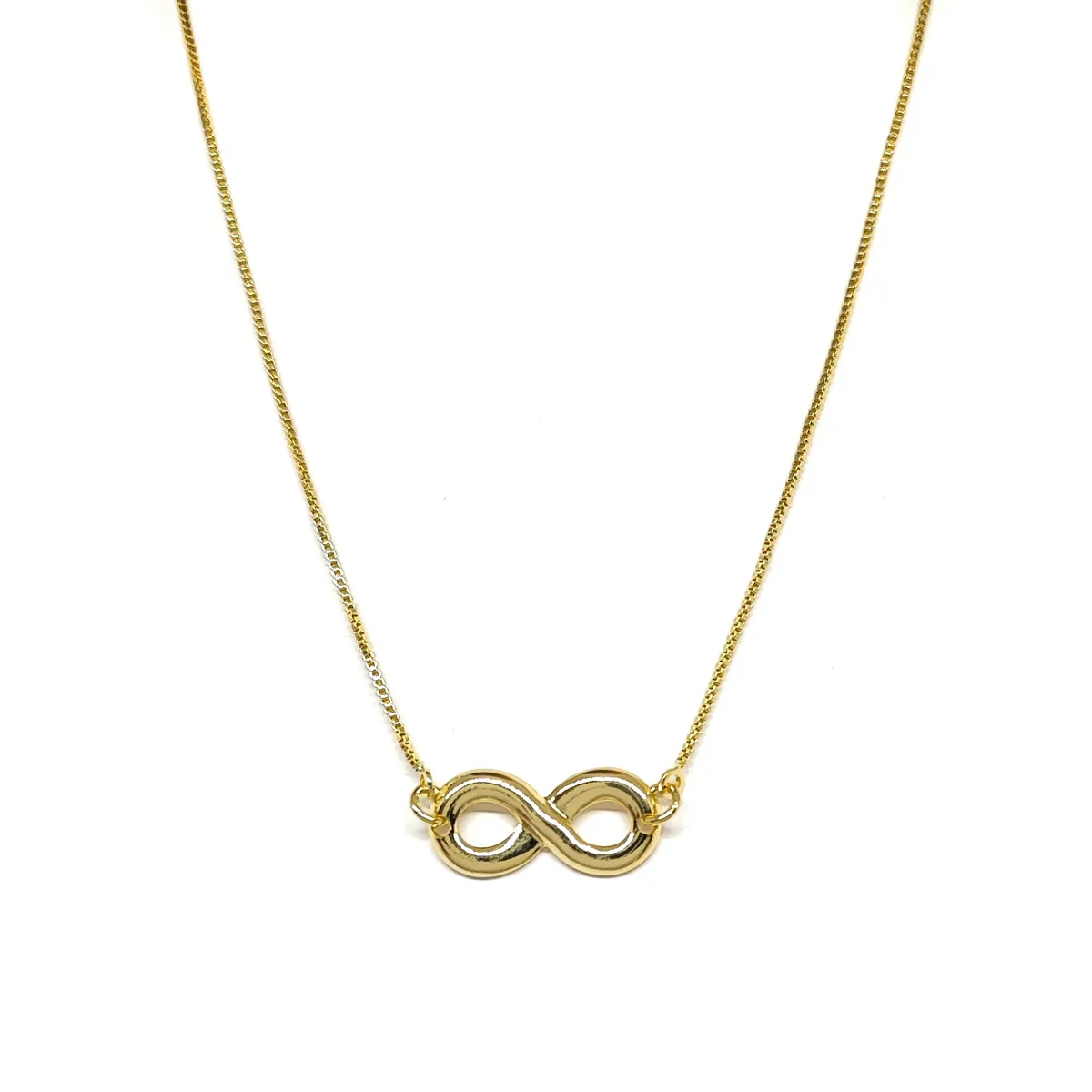 COGGIOLA - Collar Infinito Liso Enchapado Oro 18K