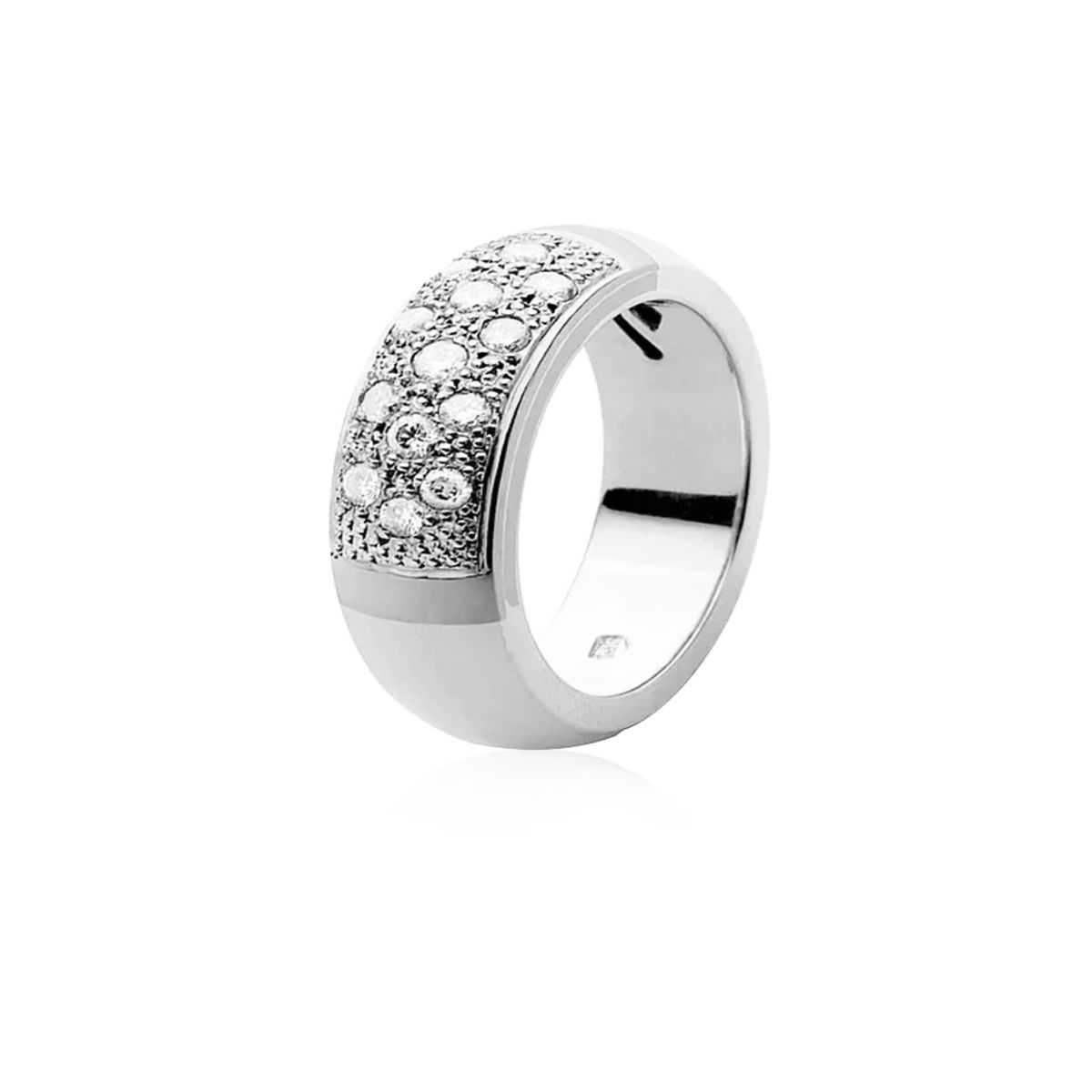 JB JOYAS BARON - Anillo de Platino 950 Modelo Etra con 13 Diamantes Corte Brillante de 2pts