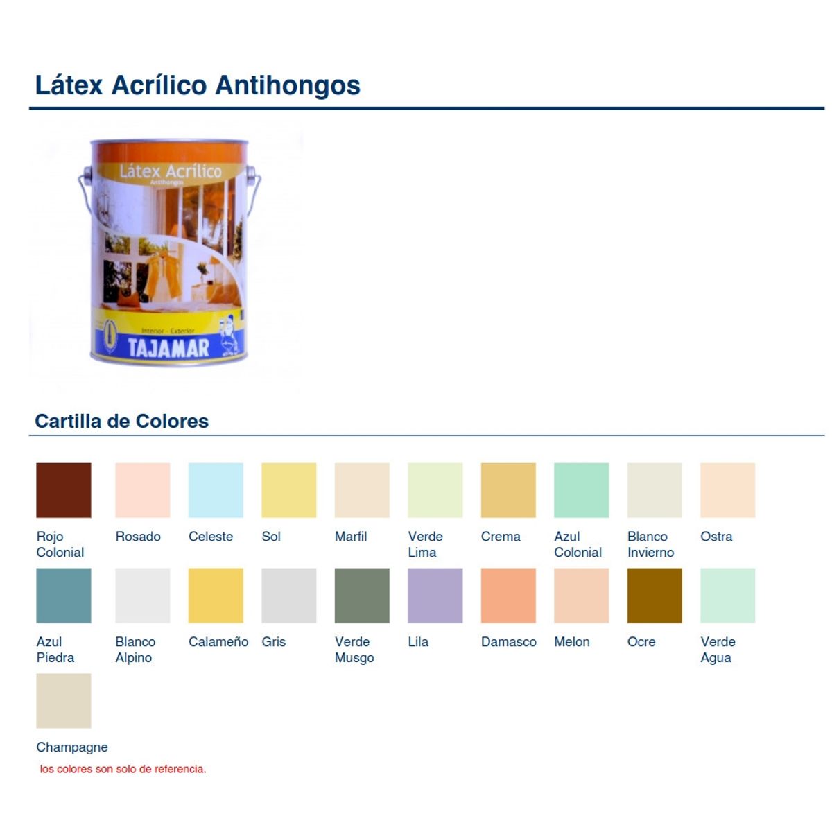 TAJAMAR - LATEX 1/4 GAL BLANCO TAJ