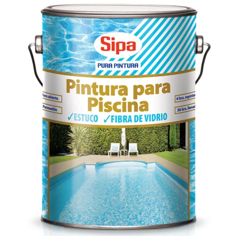 GENERICO - PINTURA PISCINA GAL CELESTE SIPA