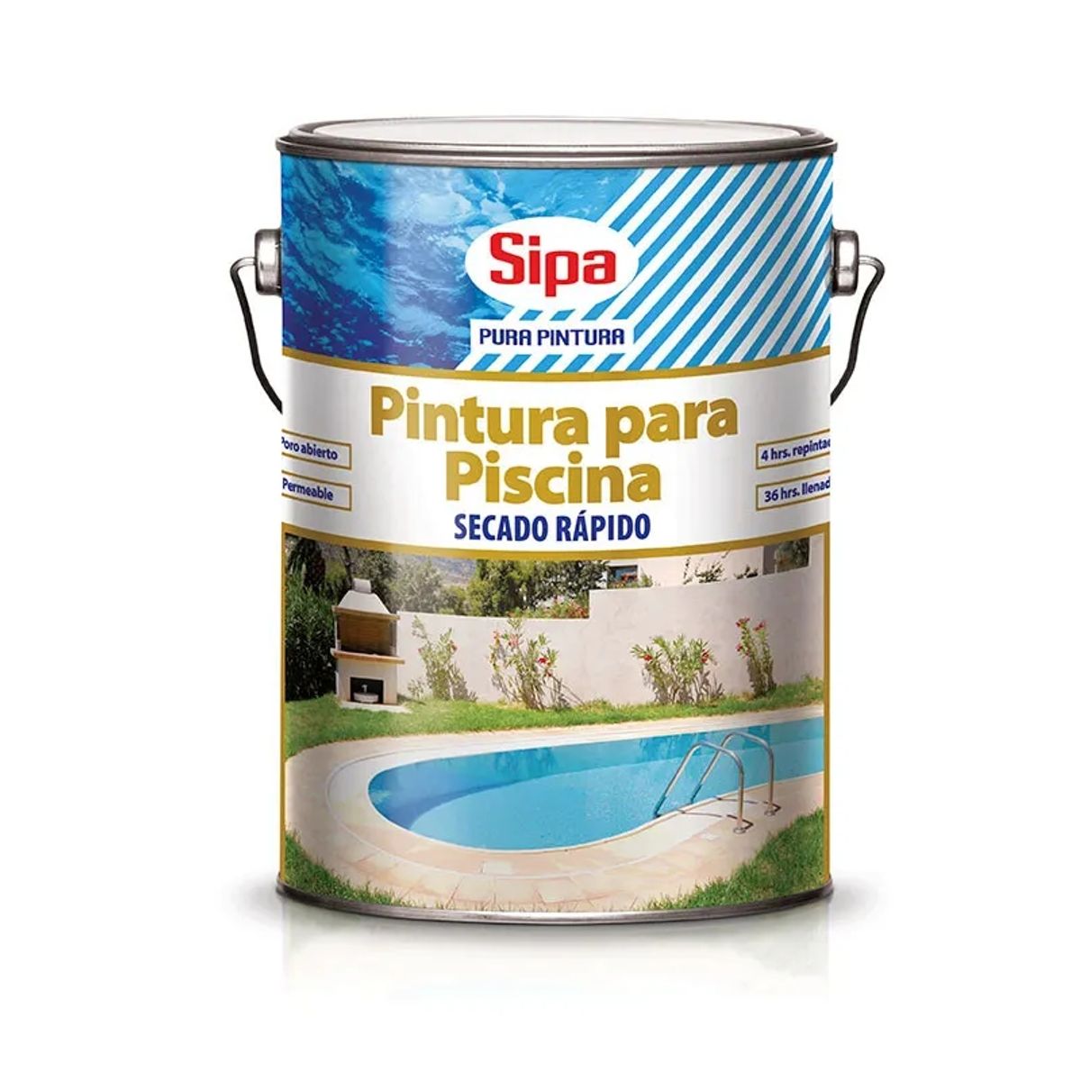 GENERICO - PINTURA PISCINA GAL BLANCO SIPA