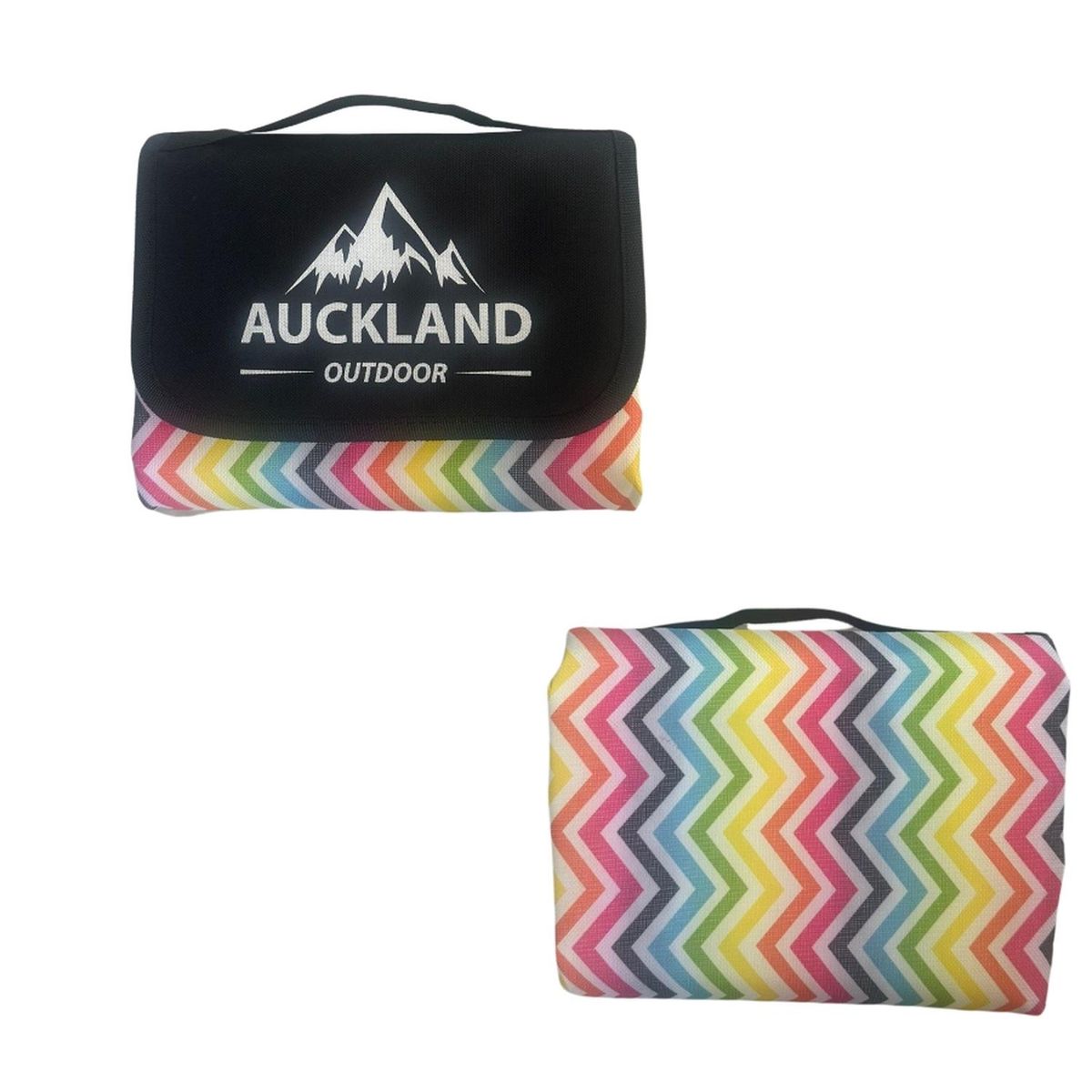 AUCKLAND OUTDOOR - Manta Picnic Impermeable Arcoiris 150X180Cm Camping Playa