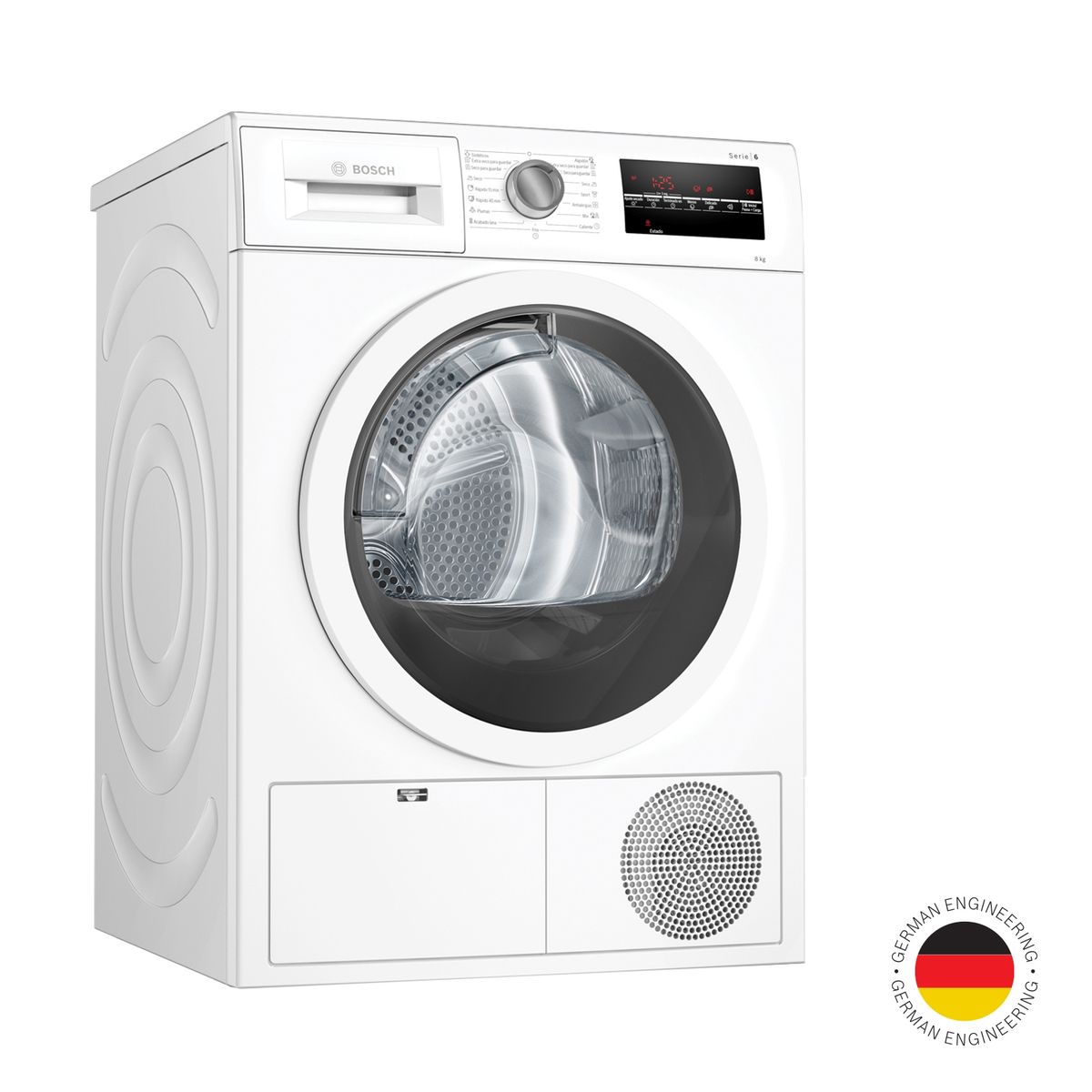 BOSCH - Secadora De Condensación 8 Kg Wtg86260Cl Bosch