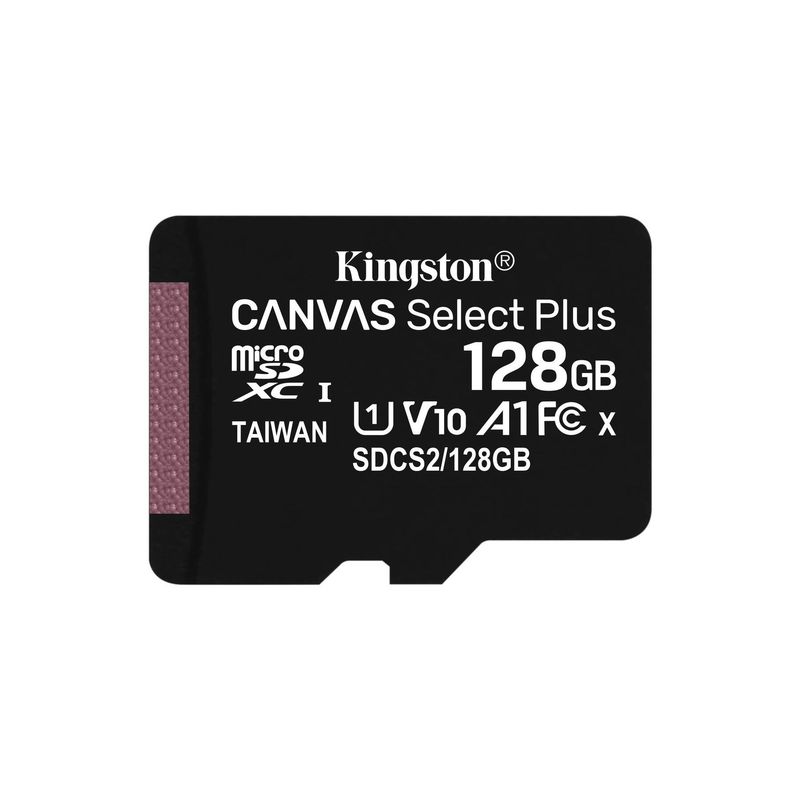KINGSTON - Memoria MicroSDXC 128GB Canvas Select Plus 100R85R UHS-I