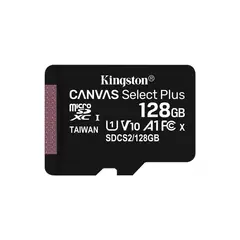 KINGSTON - Memoria MicroSDXC 128GB Canvas Select Plus 100R85R UHS-I