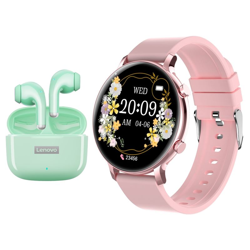 LENOVO - Audífonos Bluetooth Lenovo LP40 Pro y Smartwatch