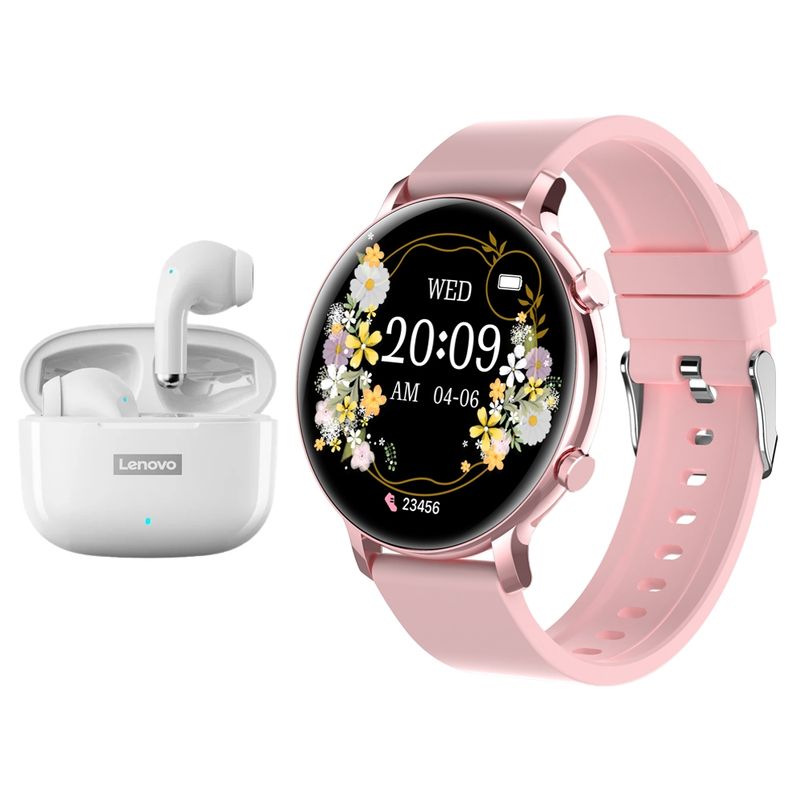 LENOVO - Audífonos Bluetooth Lenovo LP40 Pro y Smartwatch