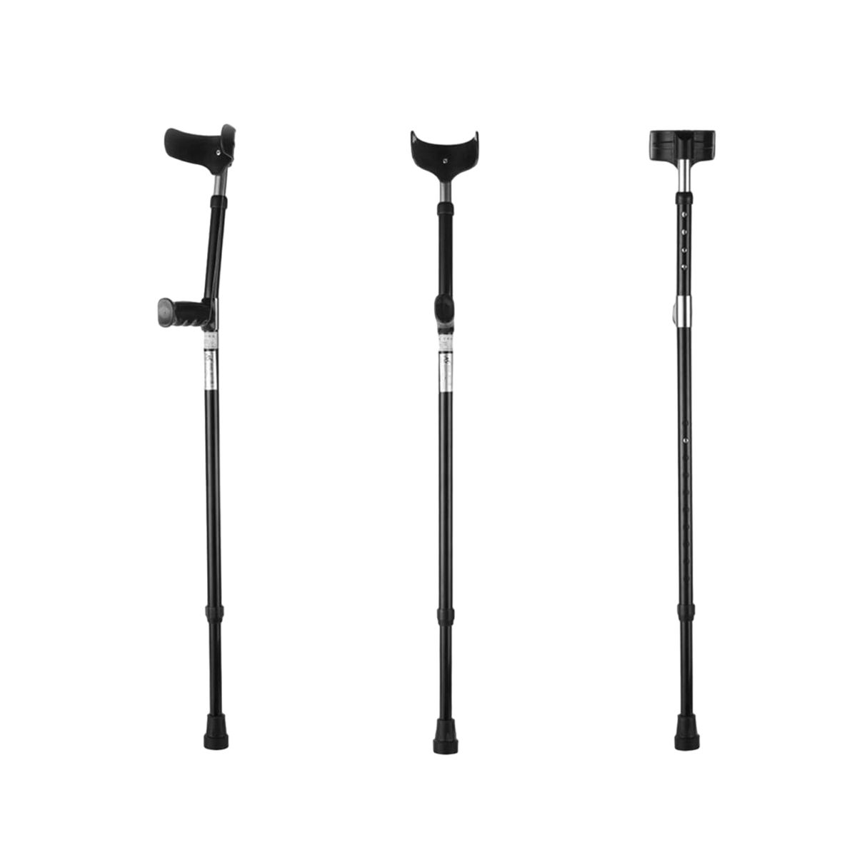 TOPMEDIC - Pack 2 Muletas / Bastones Canadienses Adulto Mayor Ortopédicos