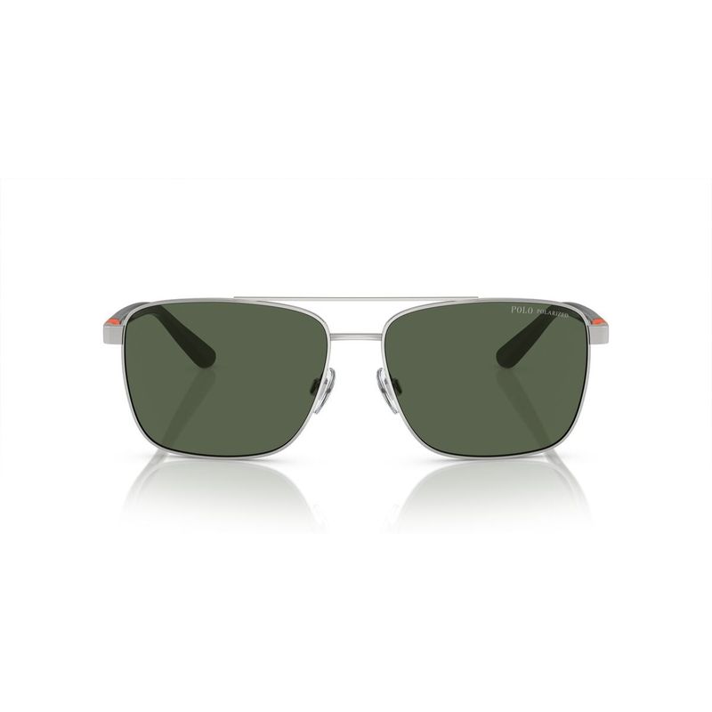 RALPH LAUREN - Anteojos De Sol Polo Rl PH3137  Plateado Hombre