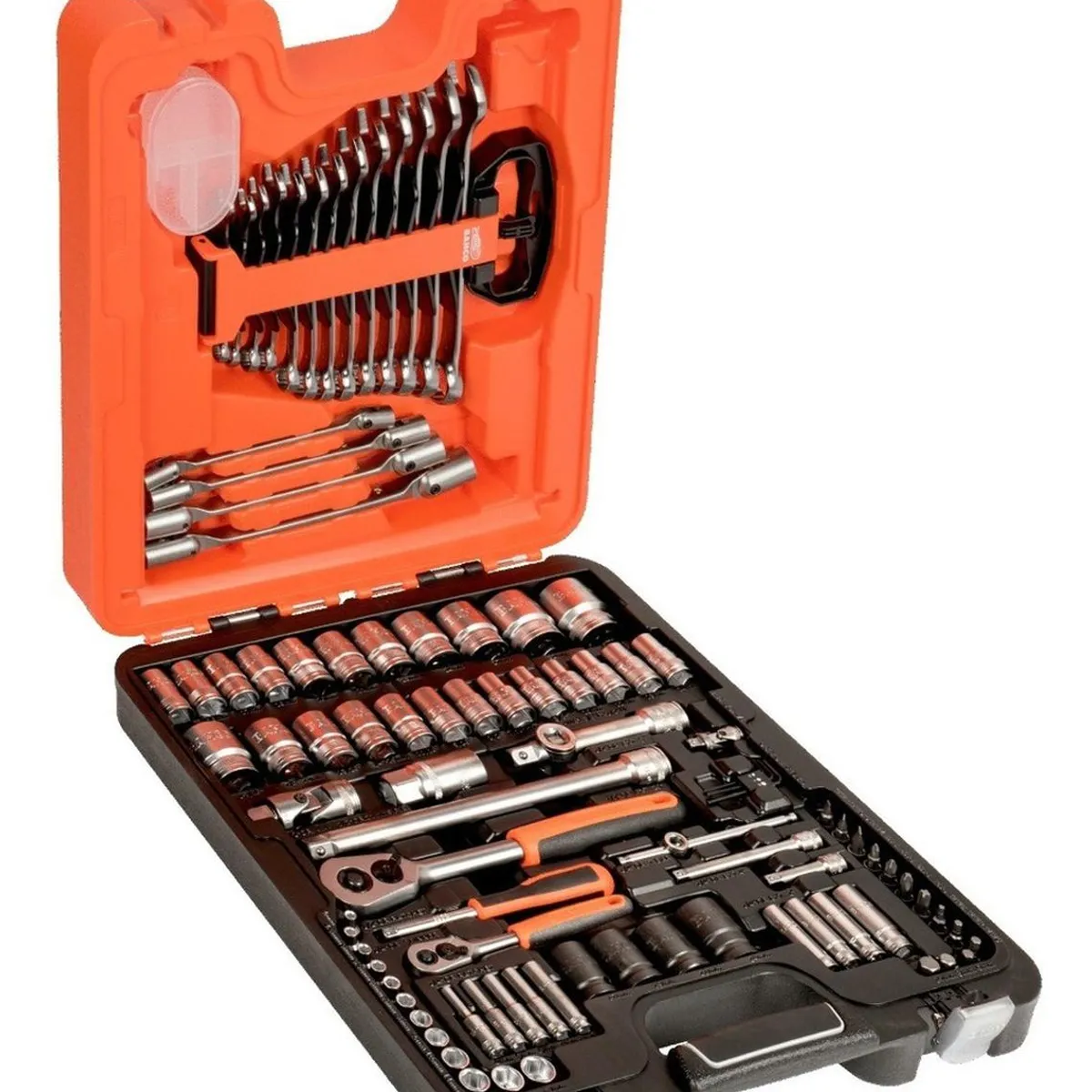 BAHCO - Juego De Dados De 1/4'' Y 1/2'', 94 Pzas. - Bahco