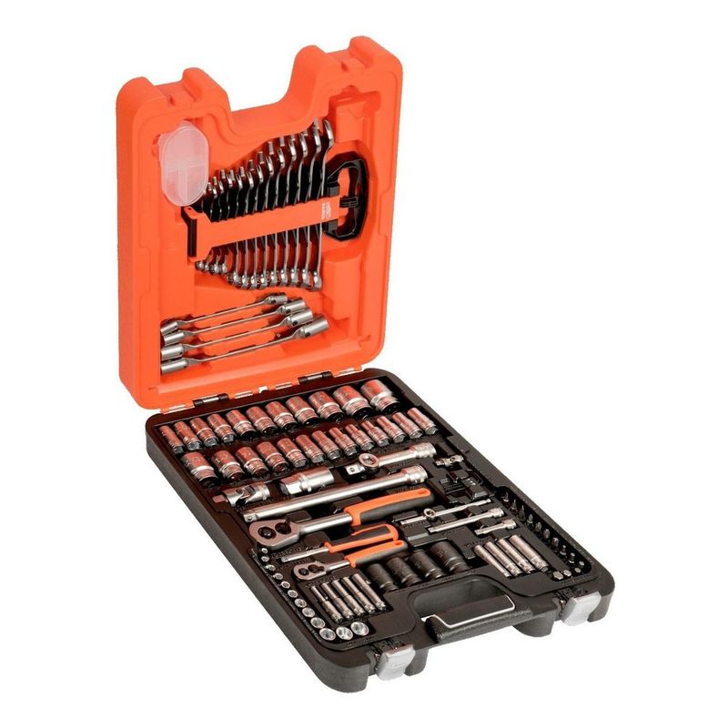 BAHCO - Juego De Dados De 1/4'' Y 1/2'', 94 Pzas. - Bahco