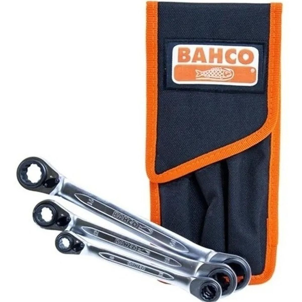 BAHCO - Juego Llaves Dobles De Estrella A Carraca 4 En 1 - Bahco