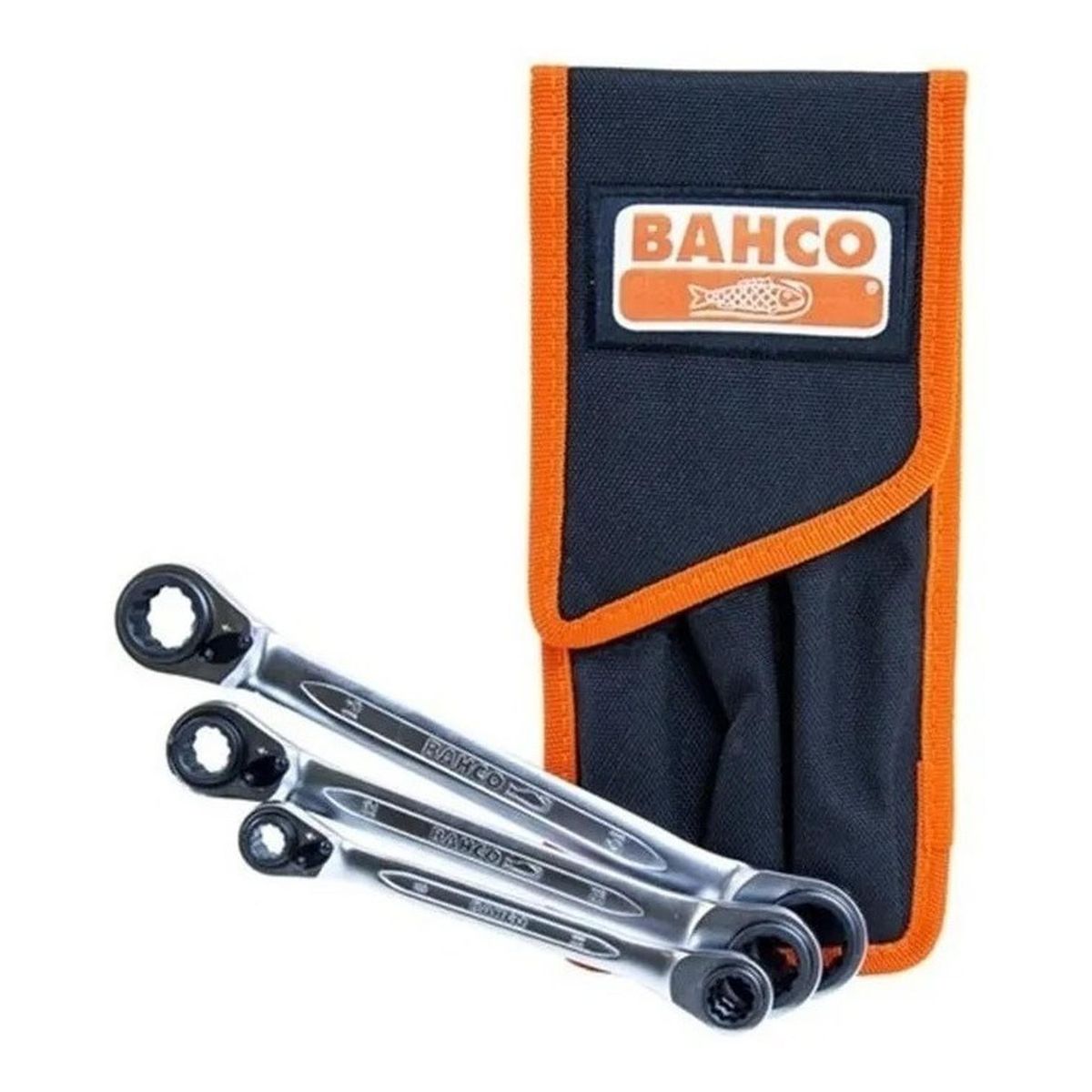 BAHCO - Juego Llaves Dobles De Estrella A Carraca 4 En 1 - Bahco
