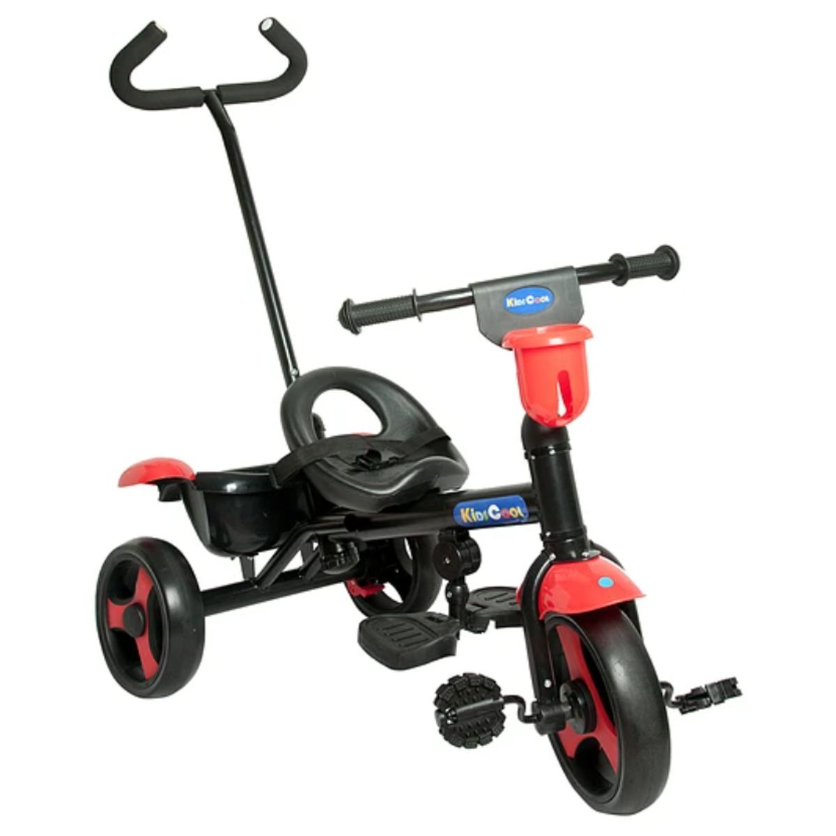 KIDSCOOL - Triciclo 2 En 1 Rojo