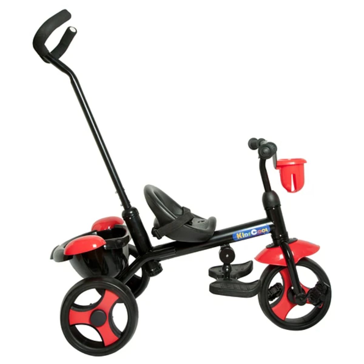 KIDSCOOL - Triciclo 2 En 1 Rojo