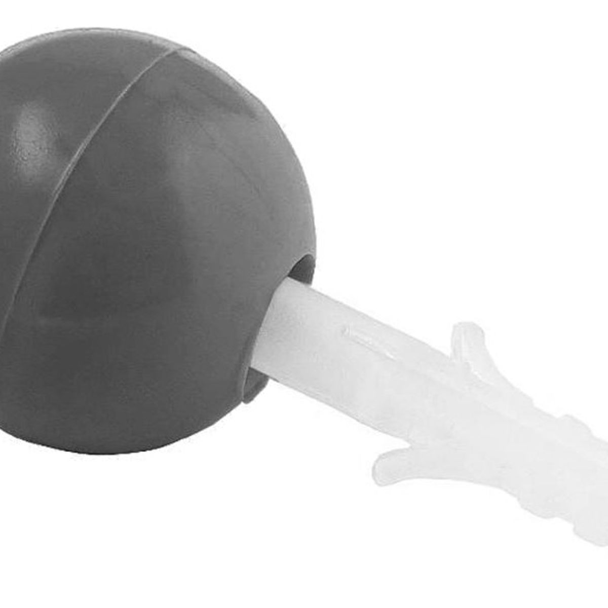 DVP - Tope De Puerta Esférico Plástico Gris 25 Un Dvp