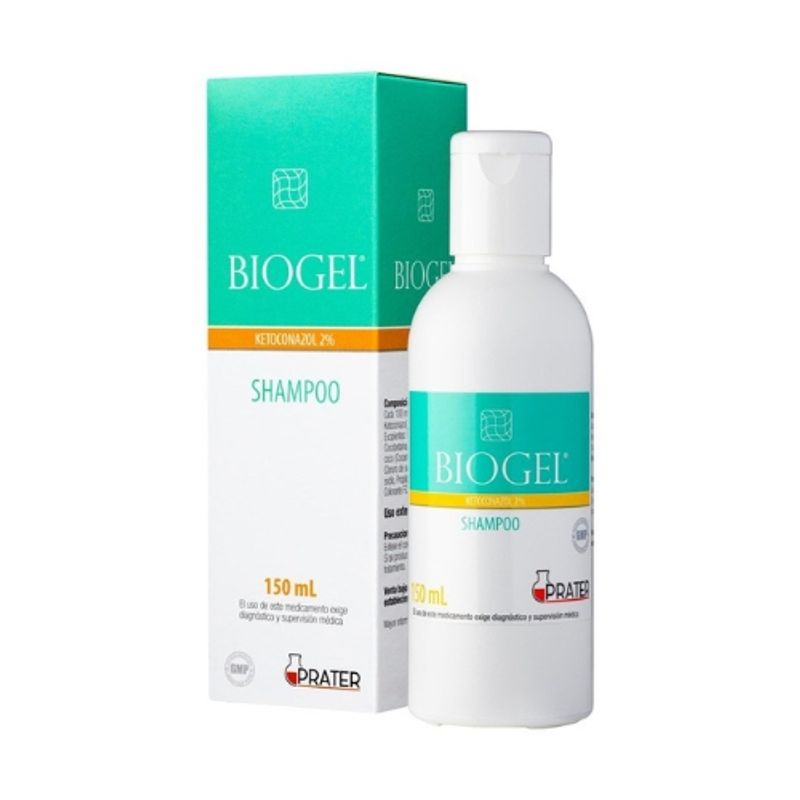 GENERICO - Shampoo Biogel ketoconazol 2 150ml - PRATER.