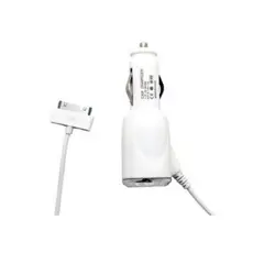 PHILCO - CARGADOR AUTO DOBLE USB CON PANT LED