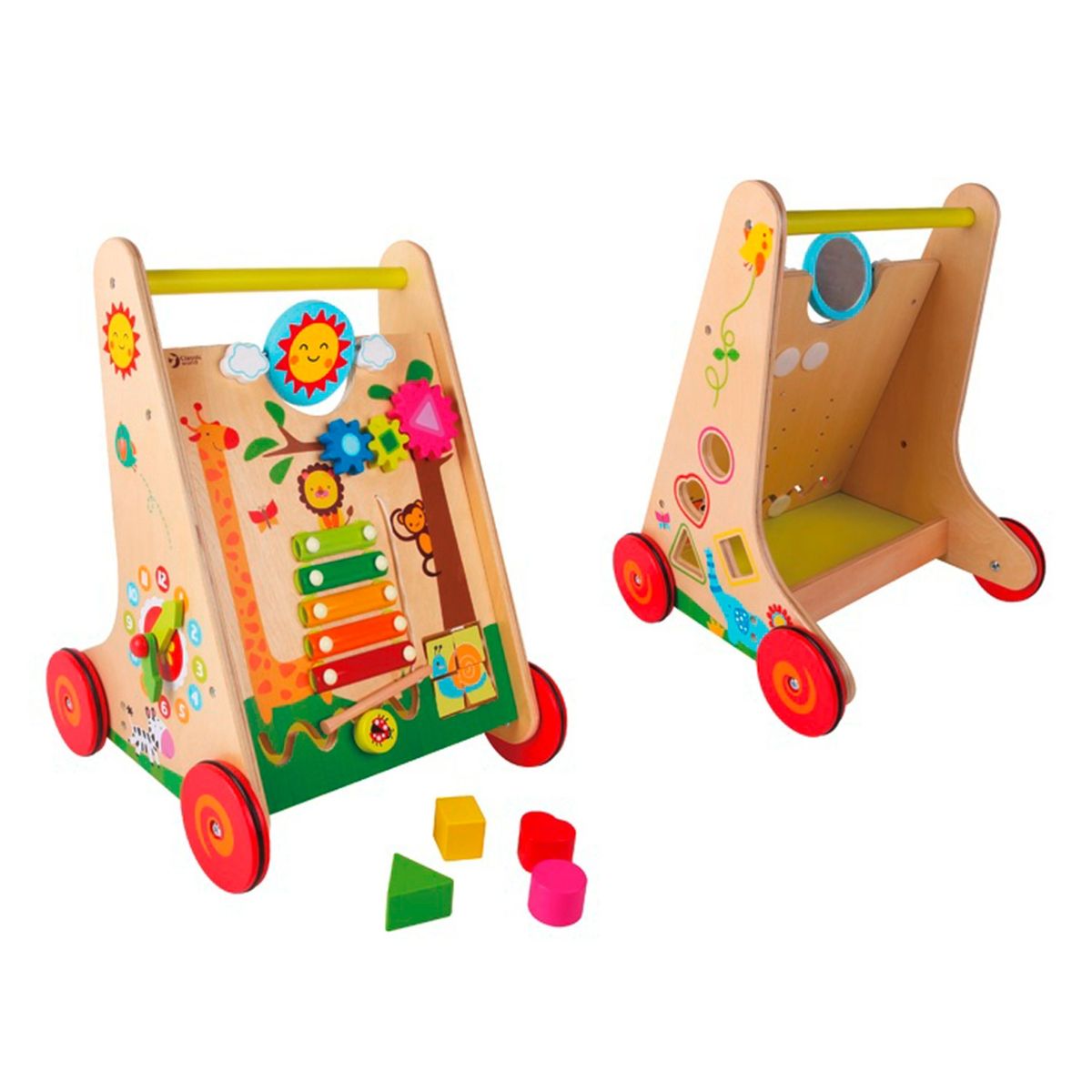 KIDSCOOL - Caminador De Madera Happy Learning Kidscool