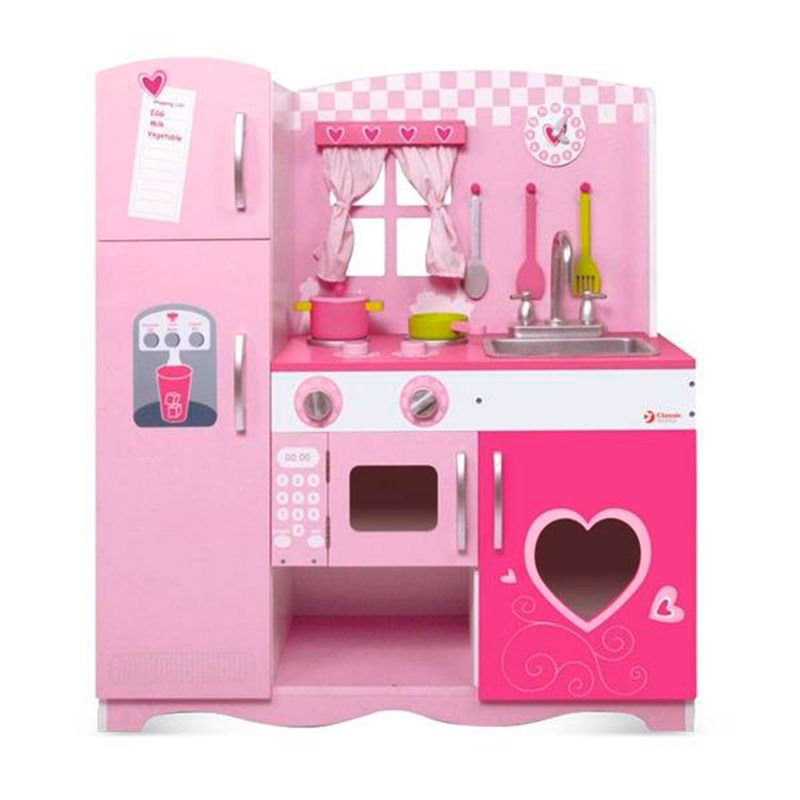 KIDSCOOL - Cocina Madera Pink Heart Kidscool