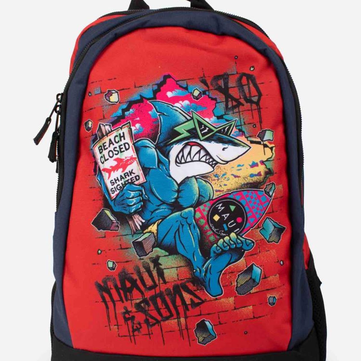 MAUI AND SONS - Mochila Breaking Barriers Naranjo Niño Maui And Sons