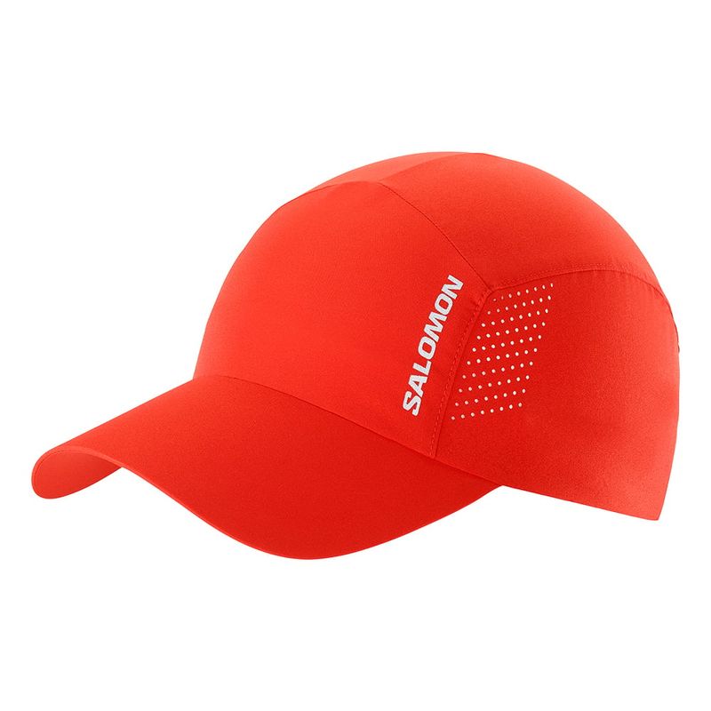 SALOMON - Jockey Cross Cap Salomon Rojo
