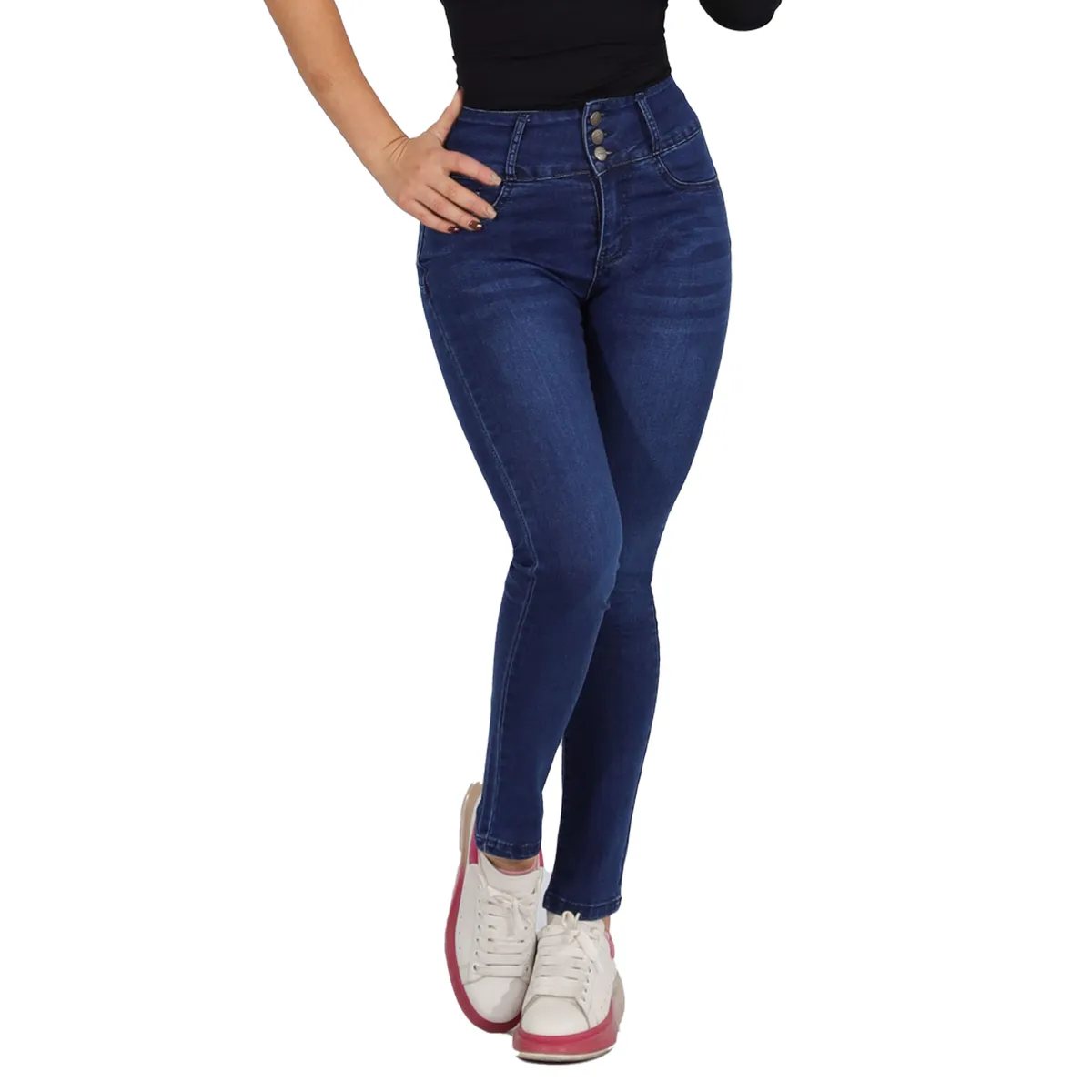 AGW - Jeans Full Push Up Levanta Cola Corte Colombiano Calce Perfecto