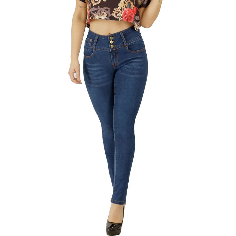 AGW - Jeans Full Push Up Levanta Cola Corte Colombiano Calce Perfecto
