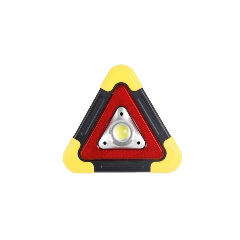 Triangulo Autos Con Luz De Alerta Y Trabajo Recargable - SC