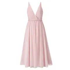 BLWOENS - Vestido casual para Mujer-Rosa