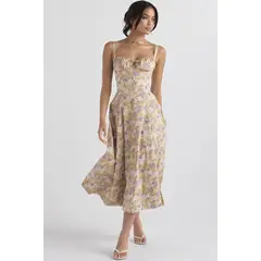 BLWOENS - Vestido casual para Mujer-Amarillo