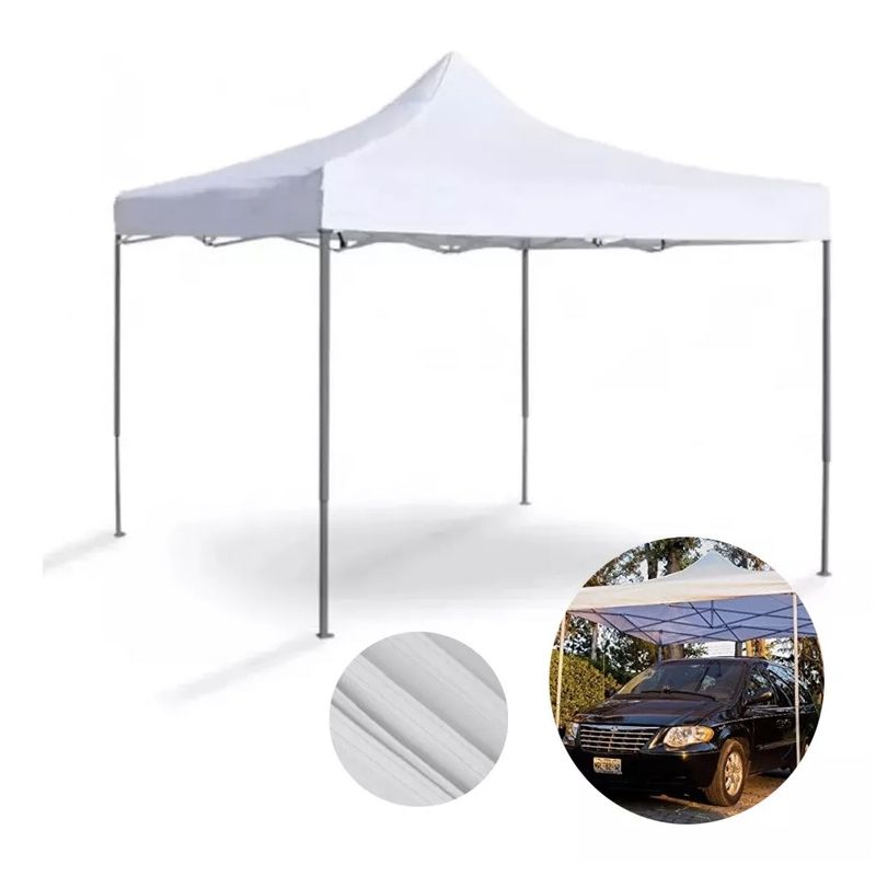 GENERICO - Toldo Retractil 3 X 3 Blanco Jardin