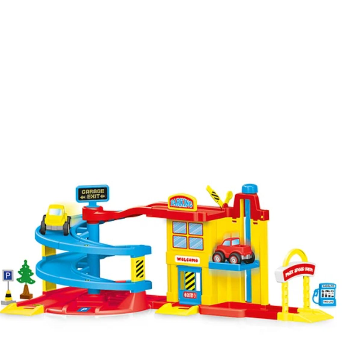 KIDSCOOL - Set Garage 40 Pcs Multicolor