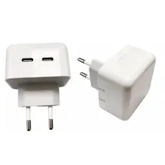 GENERICO - Cargador IRM Fast Charge SDC40W Doble UsbC Cable Lightning