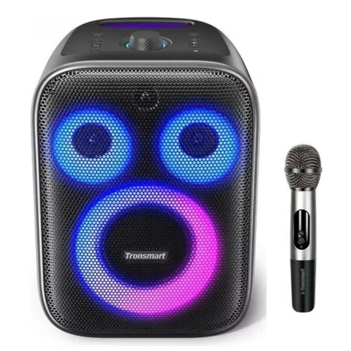 TRONSMART - Parlante con micrófono recargable para Karaoke Tronsmart Halo 200 120W