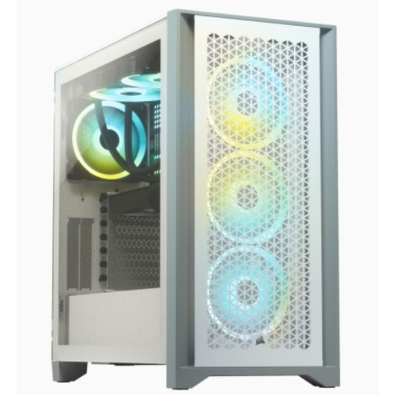 CORSAIR - Gabinete Gamer Corsair 4000D Airflow EATX ATX MicroATX Blanco