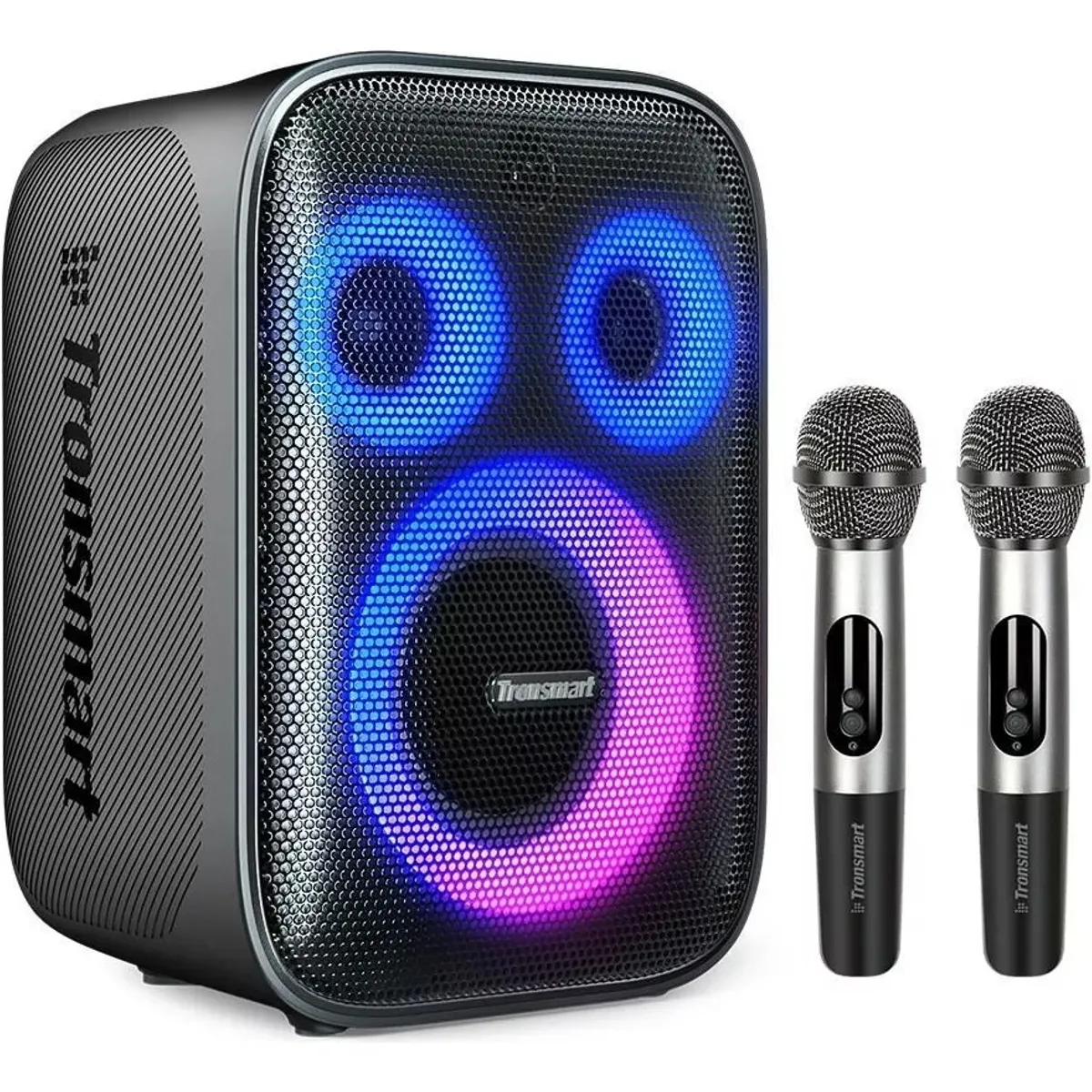TRONSMART - Parlante Tronsmart Halo 200 120W Karaoke recargable con 2 micrófonos