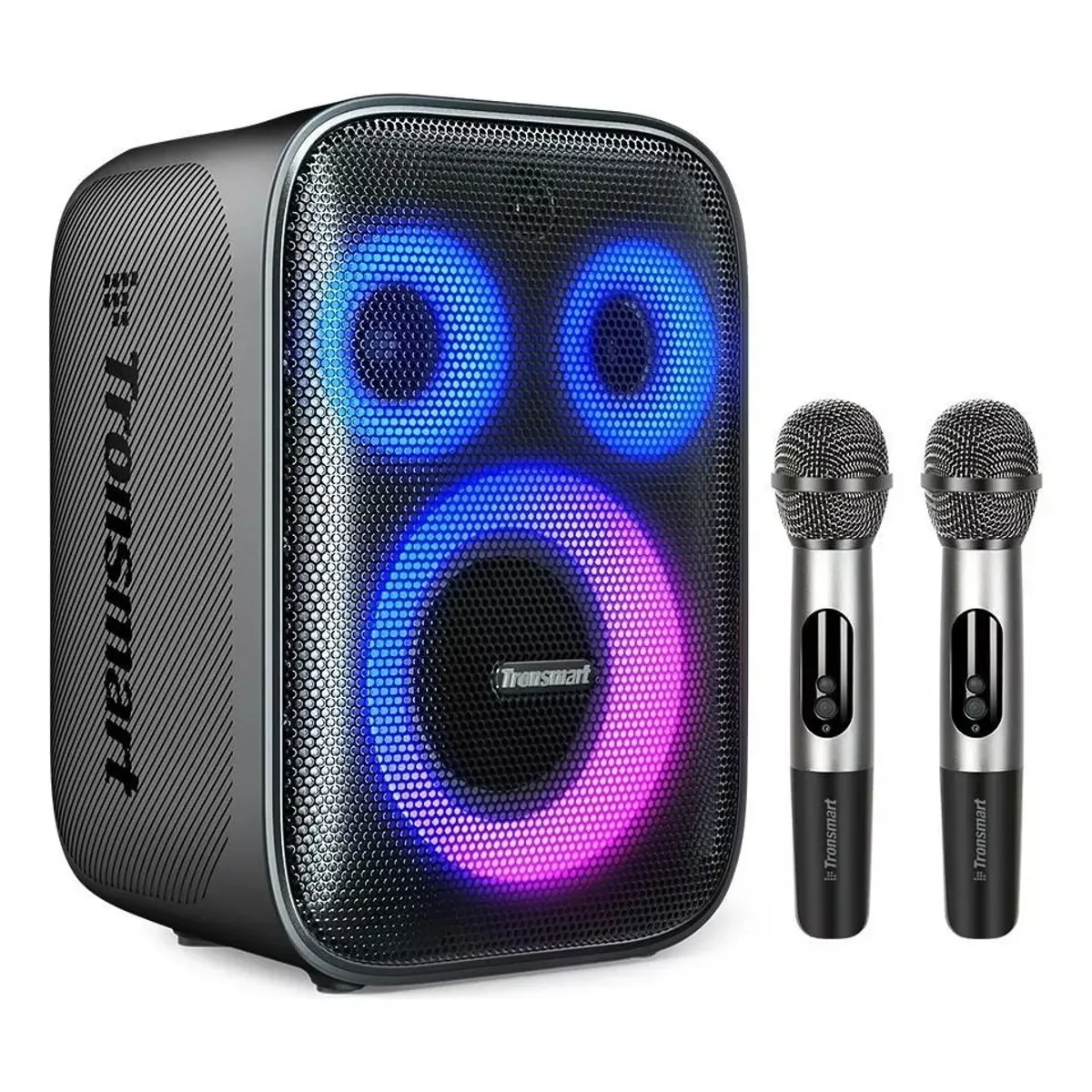 TRONSMART - Parlante Tronsmart Halo 200 120W Karaoke recargable con 2 micrófonos
