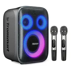 TRONSMART - Parlante Halo 200 120W Karaoke recargable con 2 micrófonos