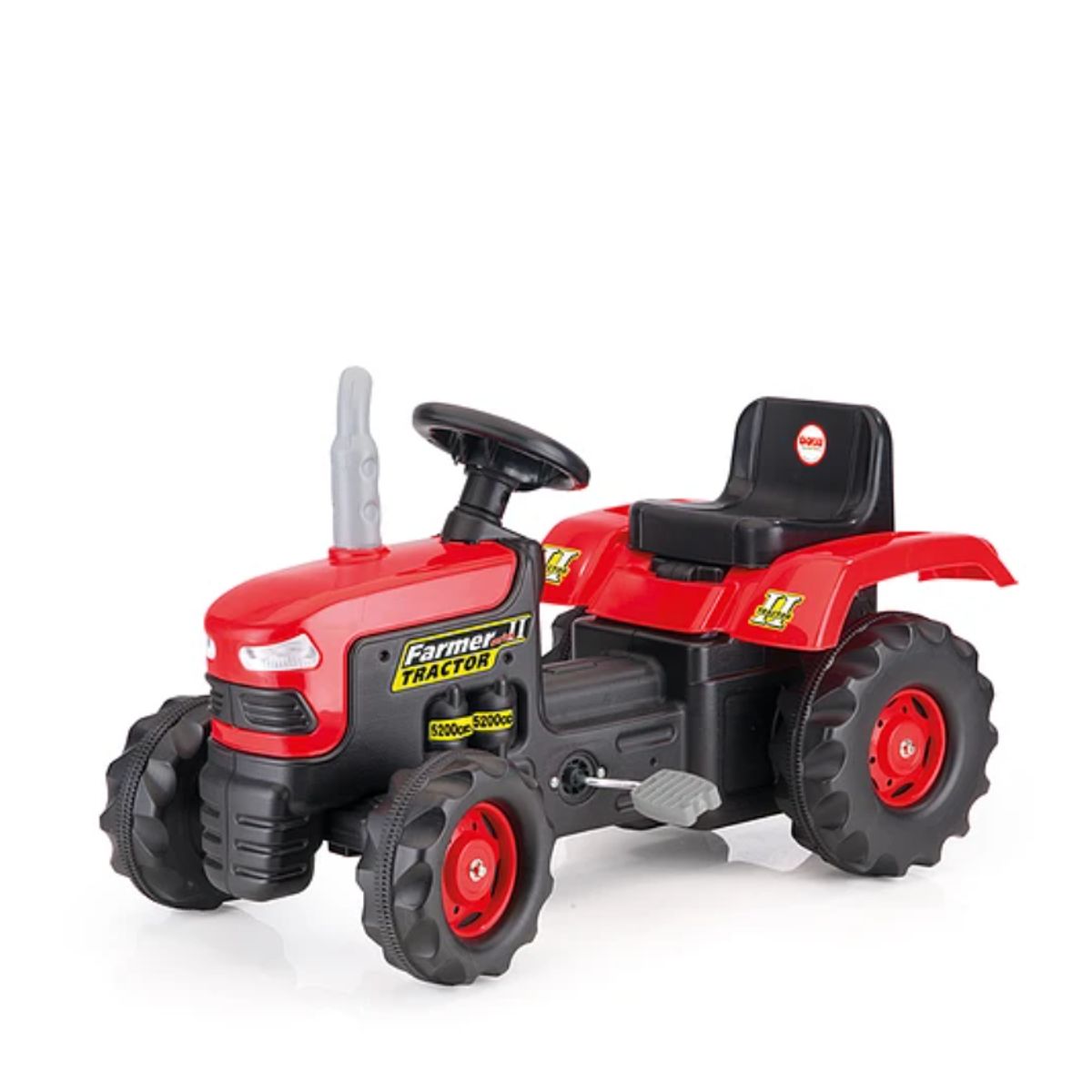 KIDSCOOL - Tractor A Pedales Farmer Rojo