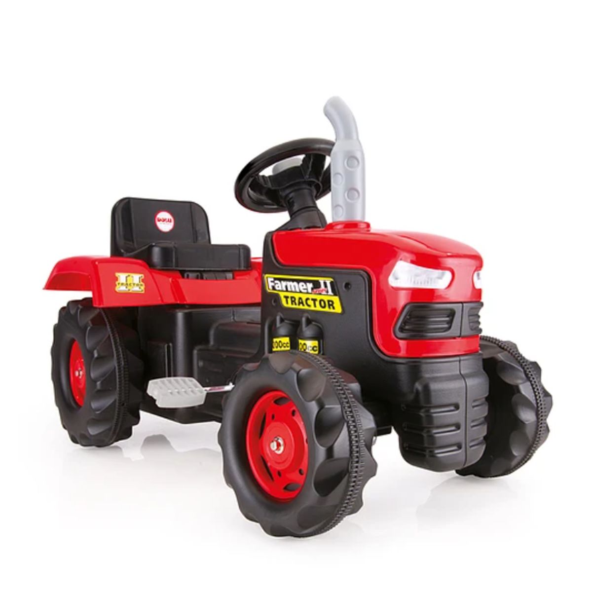 KIDSCOOL - Tractor A Pedales Farmer Rojo