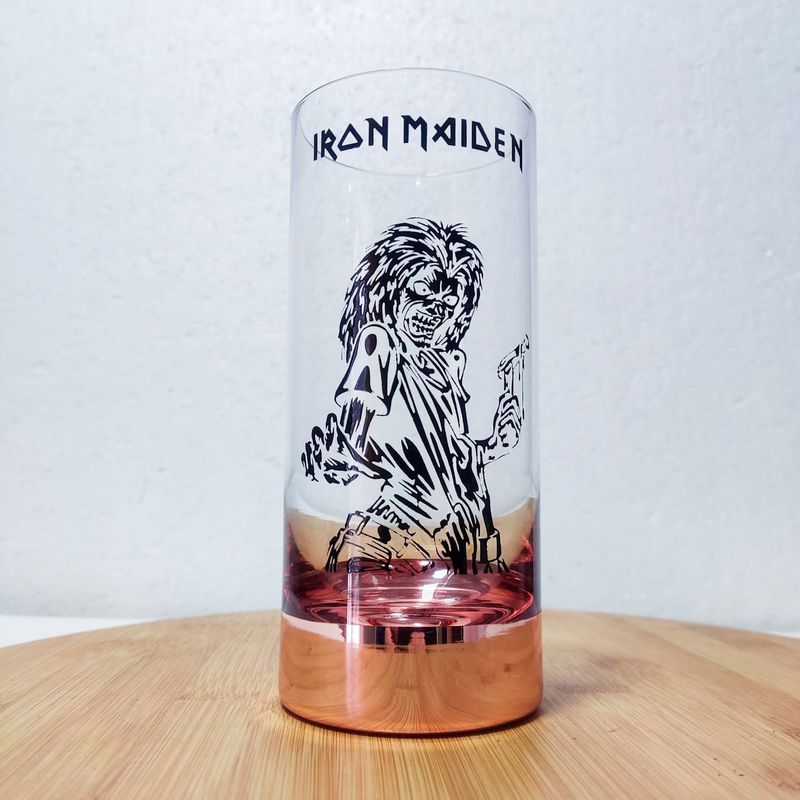 PERFECT CLASS - Set 2 Vasos Iron Maiden Cobrizados