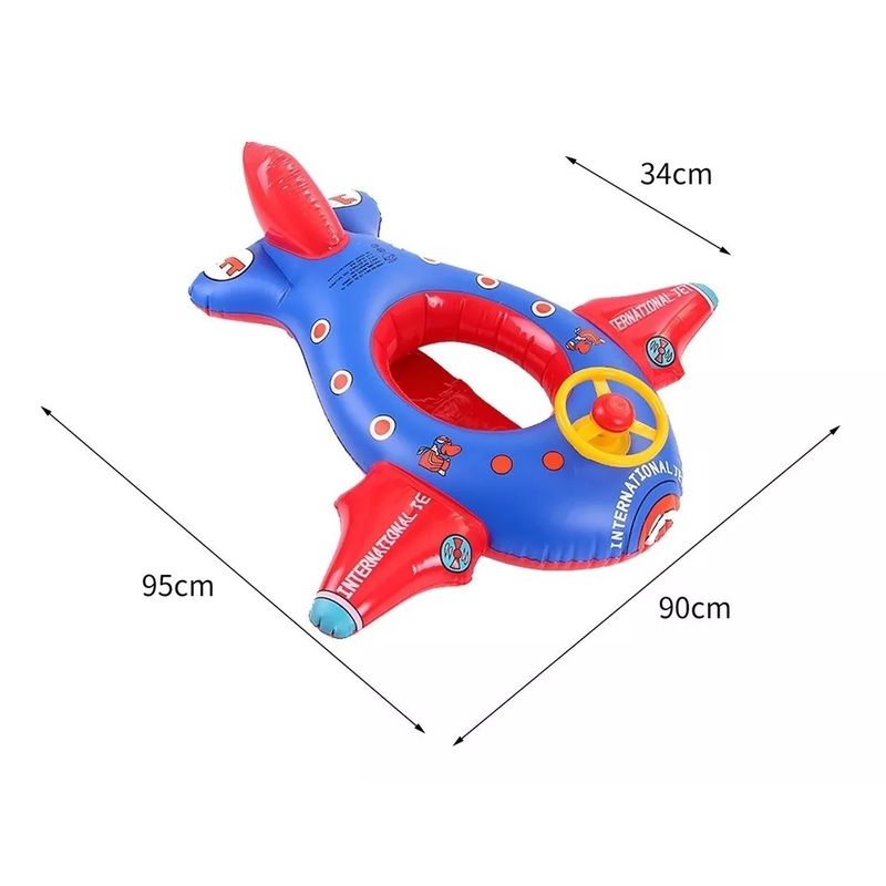 GENERICO - Flotador Para Niños Modelo Avion Flotador Para Piscinas Niño