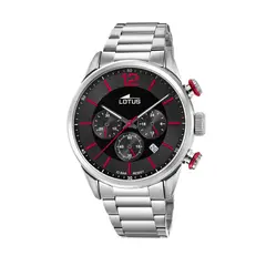 LOTUS - Reloj 18688/6 Negro Hombre Chrono