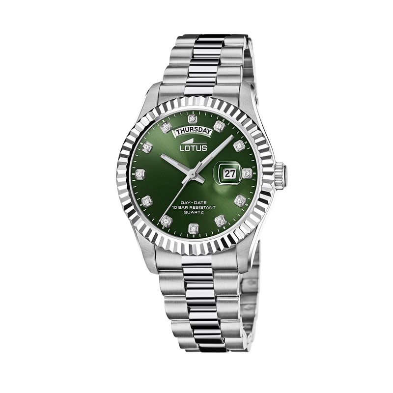 LOTUS - Reloj 18854/6 Lotus Verde Hombre The Ambassadors Collection